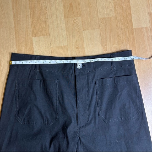 Anthropologie Maeve Colette Magic Fabric Crop Wide Leg Pant in Black 34 - Picture 13 of 15